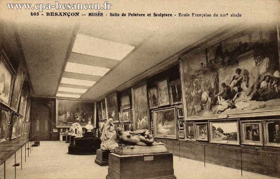 405 - BESANÇON - MUSÉE - Salle de Peinture et Sculpture - Ecole Française du XIXe siècle